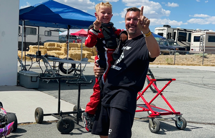 Father and son - Faces behind Fast Kart Parts