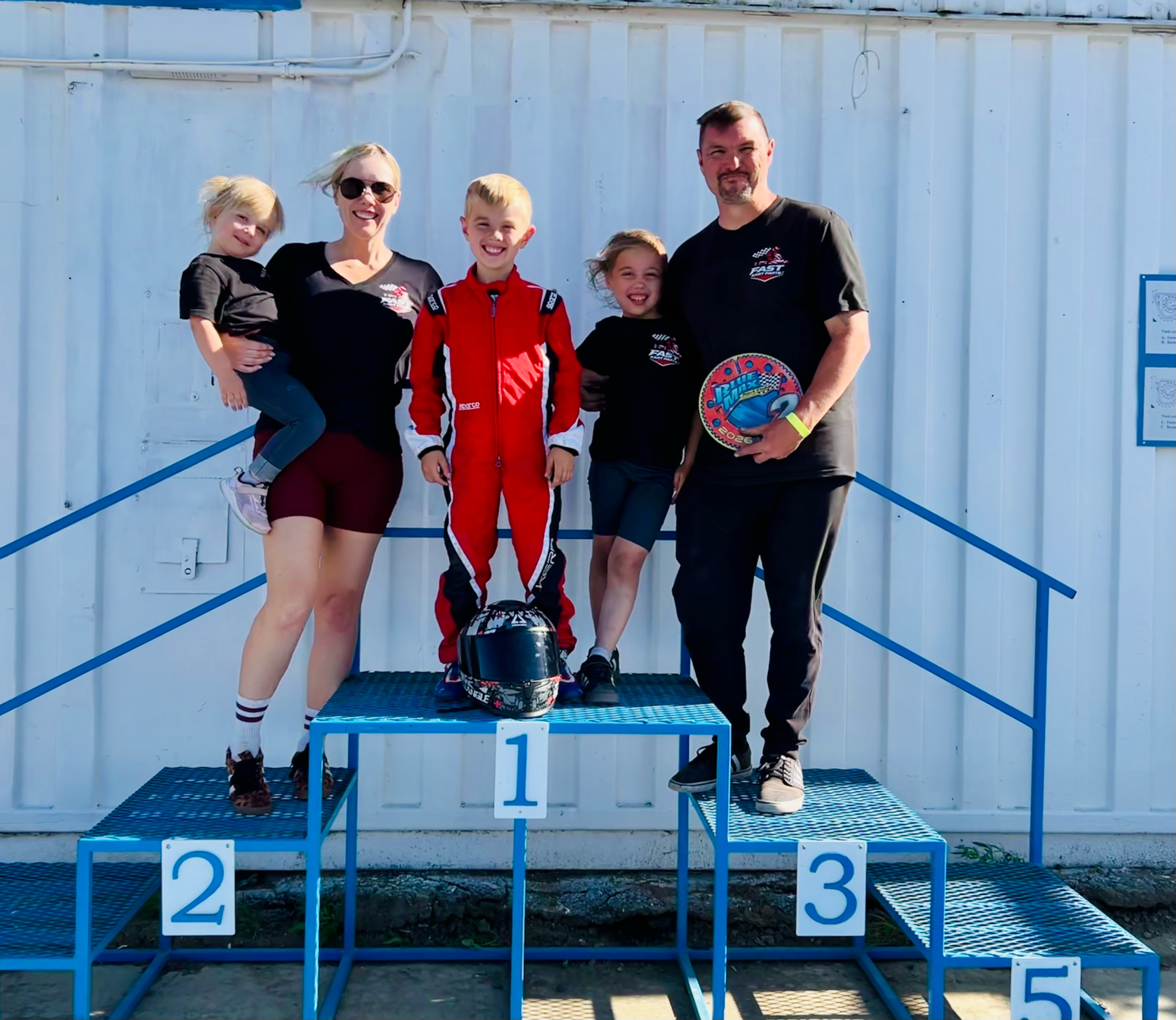 Fast Kart Parts Owner and Family